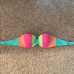 Victoria’s Secret Push Up Bandeau Bikini Top